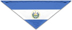 Dog Bandanas Flag of El Salvador Pet Bandana Scarf Triangle Bibs Kerchief Accessories for Dogs Cats