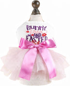 Furbabycare® Elegant Sweet Easter Puppy Dog Blingbling Princess Skirt Pet Dog Lace Cake Camisole Tutu Dress C-Easter Bunny-5 X-Small