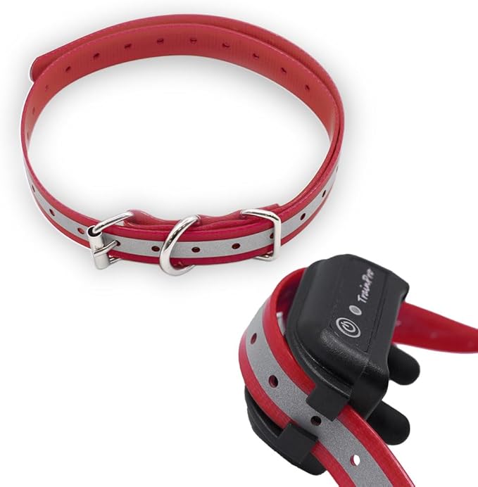 Universal 27 ½” X ¾” Replacement Band Strap for Dog Training Collar - Adjustable Waterproof TPU for Remote E-Collar, Static/Vibration Shock Trainer.