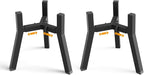 2Pack Elevated Dog Bowl Stand for Large Dogs, Adjustable Width 7-10.6", Raised Food Water Bowl Stand, Bowl NOT Included