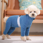 Polar Fleece Dog Pajamas Bodysuit - Small to Medium Dogs, Winter Jacket & Sweater for Small Dogs, Four-Legged Warm Clothes