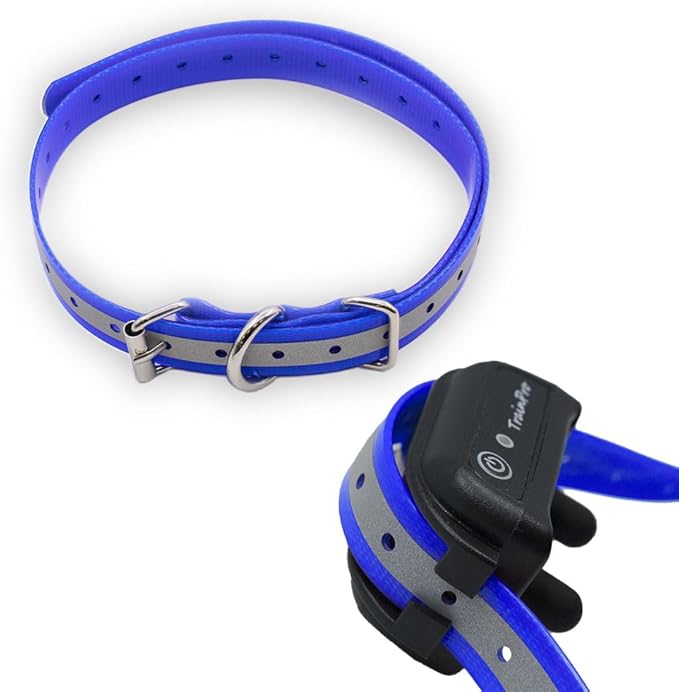 Universal 27 ½” X ¾” Replacement Band Strap for Dog Training Collar - Adjustable Waterproof TPU Remote E-Collar, Static/Vibration Shock Trainer.