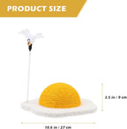 balacoo Pet Toy Cat Scratching Board, Hamster House, Egg Yolk Design, Interactive Kitten Toys