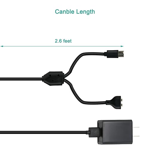 PDEEY Charger Replacement for Jugbow Training Collar Cord, Yawpet/Delupet Dog Shock Rechargeable E-Collar Charging Cable