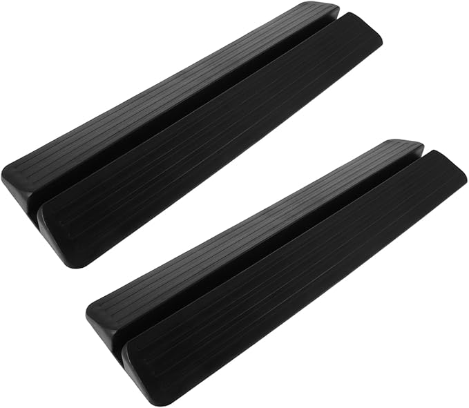 Amosfun 2pcs Safety Gate Accessory Set Baby Gate Support Feet Kick Plate Stairway Guardrail for Home and Pet Safety 17.7" x 5.1"