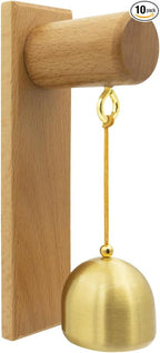 Shopkeepers Bell for Door Opening - Wooden Door Bell - Door Chime for Business When Entering - Bells for Door - Dog Door Bell