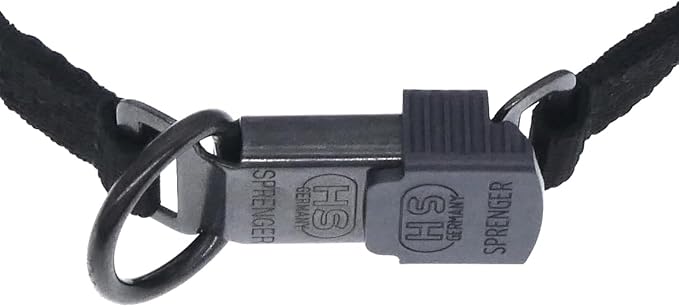 Herm Sprenger Black Stainless Steel Prong Dog Training Collar with Quick Release Buckle No-Pull Collar for Dogs (Black, 20in x 2.25mm (Neck Size Up to 17in))