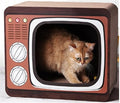 Pawfectpals Cardboard Cat Scratcher Lounge and Bed, Cat Scratching Board, Durable and Lightweight, Prevent Furniture Damage (TV)
