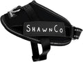 ShawnCo Essential Pro Dog Harness, No-Pull Pet Vest with 3 Leash Clips and Removable, Reflective Side Patches, Adjustable and Padded Harness for Small, Medium and Large Dogs (Midnight, XS)