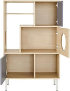 Modern Multi-Level Cat Tree with Integrated Shelving, Cozy Perches and Durable Scratch Posts, Stable Base, Easy Assembly, Ideal for Indoor Cats Play Climb and Rest