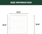 FXW Homeplus Unleashed Indoor Dog Playpen - Stress-Free and Safe Play, Heavy Duty 24 Inch 2 Panels Dog Pen for Puppy and Small Dogs, White│Patented