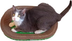 B Kitty Scratcher Cat Bed, Fun for Your Purr-FECT Feline (B-Scratcher Oval Pack x 5)