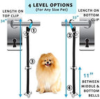 Duke & Dixie Dog Doorbells Training Potty 2 Pack Dog Bells Adjustable Door Bell Dog Bells for Potty Training Your Puppy The Easy Way Premium Quality 7 Extra Large Loud DoorBells Plus Whistle