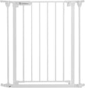 COMOMY Walk-Through Door for Extra Wide Pet Gate, Metal Panel for 80/150/198 Inch Safety Gates, White
