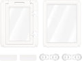 FXW AuraSpace Acrylic Indoor Dog Playpen for Small and Medium Dogs, 30 inch, 2 Panels, Includes 1 Gate & 1 Panel, White