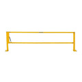 10' Dock Door Gate, OSHA-Compliant Safety Barrier, Loading Bay Fall Hazard Protection, Openings Up to 118" W, Counterbalanced, Indoor Use, Guardian
