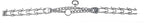 Herm Sprenger Prong Dog Training Collar Ultra-Plus Chrome Plated Steel No Pull Collar for Dogs Made in Germany, 20in x 3.0mm (Neck Size up to 16in)