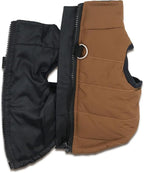 Dog Coats Warm Winter Dogs Jacket Pet Jackets Puppy Cold Weather Coat Pet Clothes for Small Dogs, Brown, X-Small