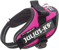 Julius-K9, 16IDC-DPN-MM, IDC Powerharness, Dog Harness, Size: Mini-Mini, Dark Pink