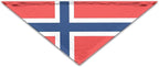 Dog Bandanas Flag of Norway Pet Bandana Scarf Triangle Bibs Kerchief Accessories for Dogs Cats