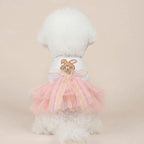 Furbabycare® Elegant Sweet Easter Puppy Dog Blingbling Princess Skirt Pet Dog Lace Cake Camisole Tutu Dress C-Easter Bunny-4 X-Small