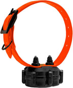 DT SYSTEMS Micro iDT Additional Collar for DT Systems Micro iDT Plus Dog Training System, 6-22" Adjustable Replacement Add-On E-Collar - Orange