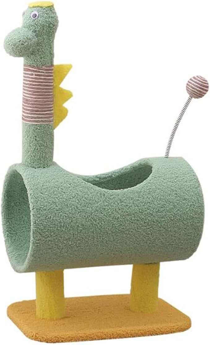 Cat Tree Tower, Cute Unique Modern Cat Tree, Small Space Cat Tree Tower, Simple Floor to Ceiling Cat Activity Trees, Cat Tree Cat Toy for Indoor Cats