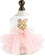 Furbabycare® Elegant Sweet Easter Puppy Dog Blingbling Princess Skirt Pet Dog Lace Cake Camisole Tutu Dress C-Easter Bunny-4 Medium