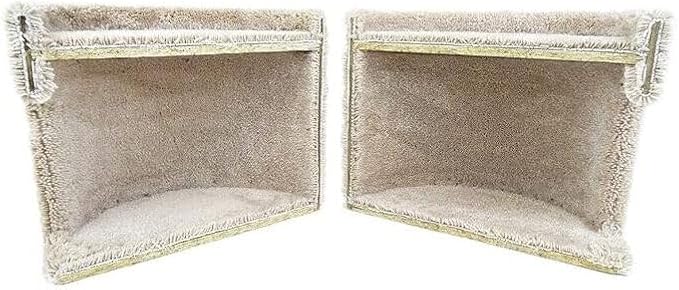 Maykoosh Artisanal Abode Sturdy Tower with Beds - 30" L x 29" W x 54" H, for All Breed Sizes for Scratching, Climbing, Cuddling, Extra Thick Base Gray/26 L x 20.5" W x 52" H