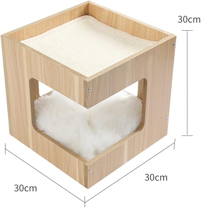 Cat Tree Cat Tower Simple home style single double-layer plate cat table multifunctional nest frame integrated cat climbing frame assembly splicing cat litter Cat Tree Condo Cat Tree Indoor Climbing (