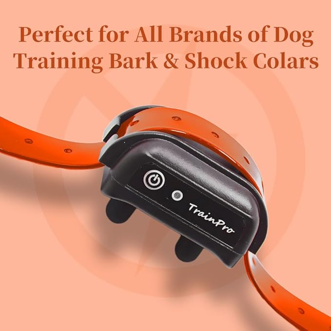 Universal 27 ½” X ¾” Replacement Band Strap for Dog Training Collar - Adjustable Waterproof TPU for Remote E-Collar, Static/Vibration Shock Trainer