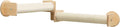Trixie Cat Wall Furniture Set 5 - Cat Wall Corner Scratcher, Climbing Shelves - 2 Sisal Rope Scratching Posts - Elevated Shelf - Natural/White
