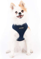Puppia Soft Dog Harness, Navy, Small (PDCF-AC30-NY-S)