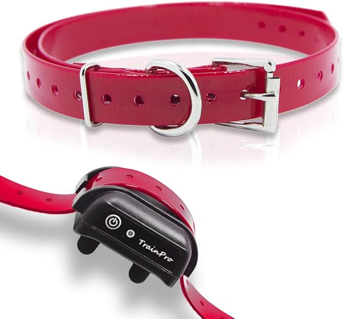 Universal 27 ½” X ¾” Replacement Band Strap for Dog Training Collar - Adjustable Waterproof TPU for Remote E-Collar, Static/Vibration Shock Trainer