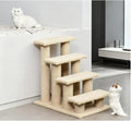 Premium Cat Tree Tower with Scratching Posts, Cozy Condos, and Hammock for Indoor Cats – Stylish Vertical Play Center (Cream White + Particle Board)