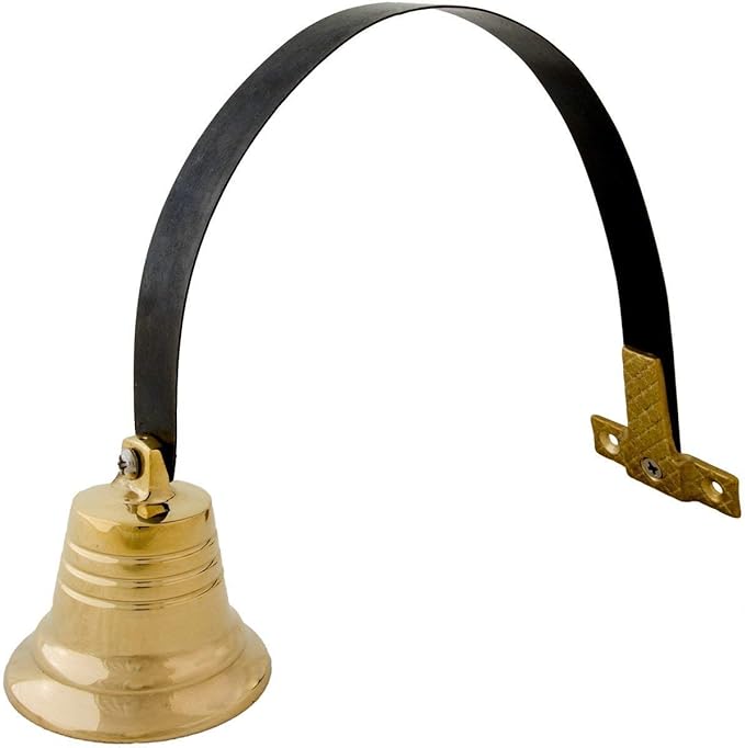 Dog Doorbell - Premium Quality Training Potty, Great Dog Bells Door Bell, Dog Puppy Bells for Potty Training, Housebreaking, Solid Brass Bell, Pet Training Dog Accessories
