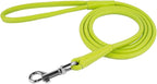 CollarDirect Rolled Leather Dog Leash 4ft, Soft Padded Training Leather Dog Lead 6ft, Puppy Leash Rolled Leather Small Medium Large Black Blue Red Orange Green Pink White (Purple, Size XL 6ft)