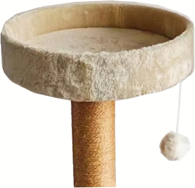 SHENGOCASE 13.5" Cat Tree Tower Accessories Replacement Parts Top Perch Bed Platform, Cat Tower Add ons (Beige M10)