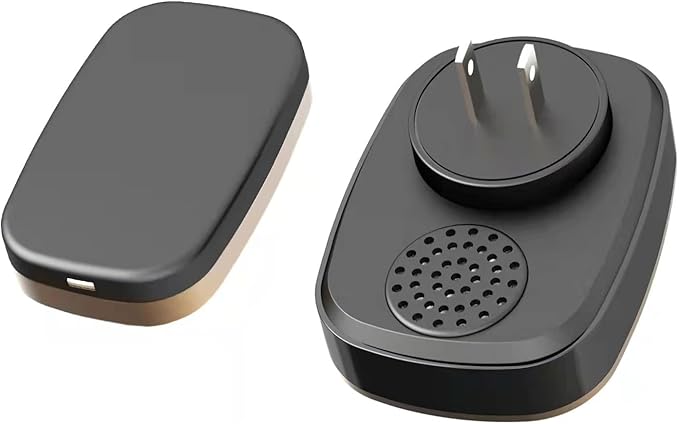Wireless Doorbell, 1,000ft Range Loud Enough with 5 Volume Levels and Mute Mode Door Chimes LED Flashing