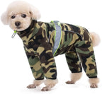 Dog Coats for Small Medium Dogs, Polar Fleece Pajamas Bodysuit, Winter Jacket Sweater Vest, Four-Legged Warm Clothes