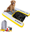 SOLSTICE Inflatable Pup Plank, Dog Water Ramp for Boats & Docks, Mini, 30 lb Capacity - Floating Platform for Pets for Lake, River, Beach & Swimming Pool, Includes Pump, Patent-Protected Design