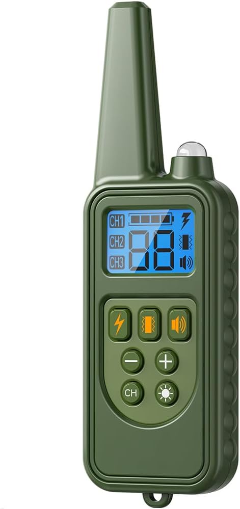 Dog Training Collar Accessory, Replacement Dog Shock Collar Remote Control, for D8 Series (Green)