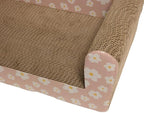 EveryYay by Petco Couch Cardboard Scratch for Cats Floral 9" H