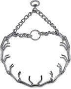 Herm Sprenger Prong Dog Training Collar, 3.2mm x 23in Medium, Ultra-Plus Chrome Plated Steel Pet Pinch Collar No-Pull Collar for Dogs Anti Pull Training Collar Made in Germany