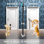 Duke & Dixie Dog Doorbells Training Potty 2 Pack Dog Bells Adjustable Door Bell Dog Bells for Potty Training Your Puppy The Easy Way Premium Quality 7 Extra Large Loud DoorBells Plus Whistle