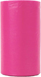Downtown Pet Supply Poop Bags for Dogs with Dispenser, 180 Count - Leak-Proof Dog Waste Bags and Bone-Shaped Dog Poop Bags Holder for Leash - Pink, 12.5" x 8.5"