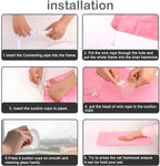 Cat Window Perch Suction Cups Cat Window Hammock Space Saving Window Seat for Cats Inside (Pink)