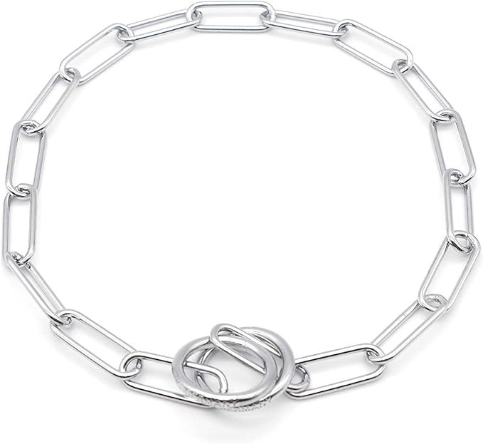 Herm Sprenger - Chrome Plated Steel Fur Saver Dog Collar - Long Link - Professional Training Collar for Small Petite Dogs - Puppy Collar - Correction Slip Chain - Made in Germany (14 inches (35 cm))