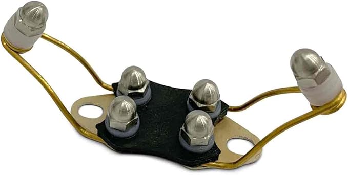 Educator CPAD-032 Winged Titanium Contact Pad for Dog Training Collars – Improves Contact & Reduces Skin Irritation – for Medium Length or Double Coat Dogs – Compatible RX-090, RX-120, RX-1000