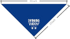 Drinking Buddy Dog Bandana, Funny Cute Dog Bandana, Pet Dog Triangle Scarf, Blue Dog Bandana, Dog Bandana for Small Medium Large Dogs, Gift for Dog Lover (A29)